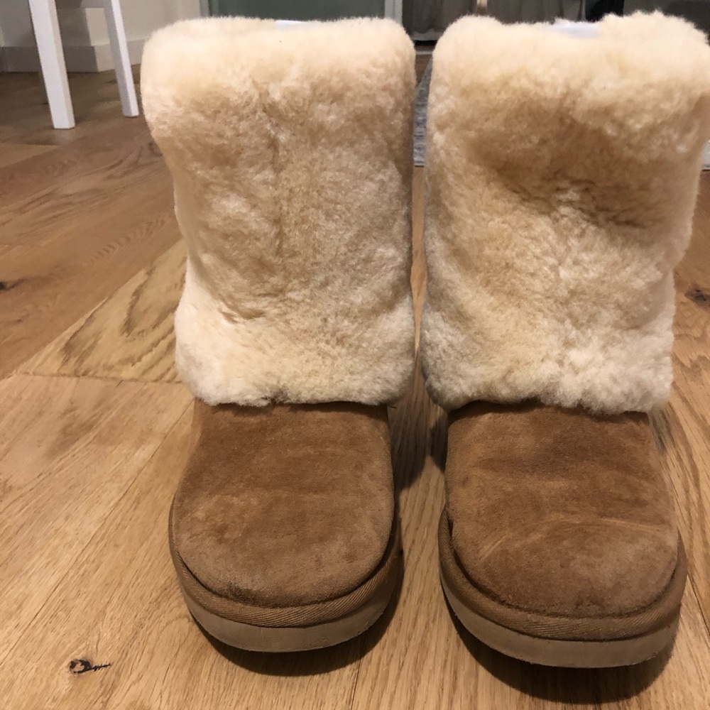 Ugg Patten Fur Tall Booties